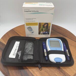 Roche CoaguChek XS Coagulation Meter w/Case (No Test Strips) Coagucheck